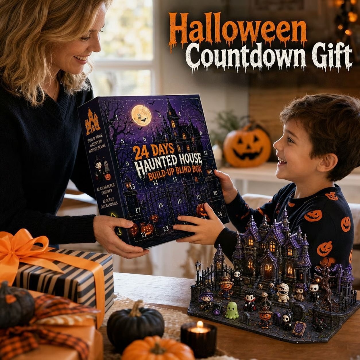 Advent Calendar Gift - Halloween Advent Calendar 24 Days Horror