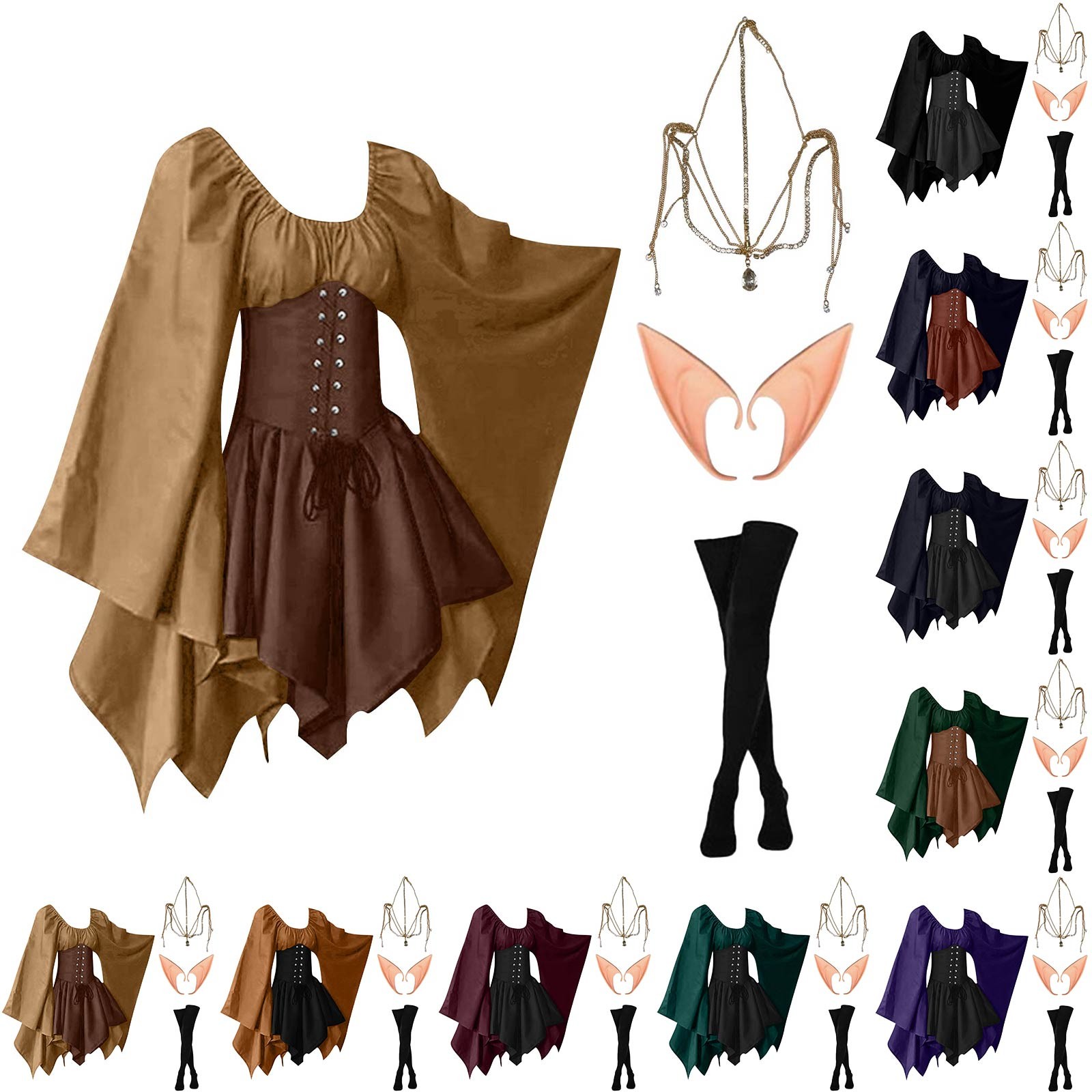 Halloween Cosplay Palace Victo - Elf Costume Christmas recension och pris