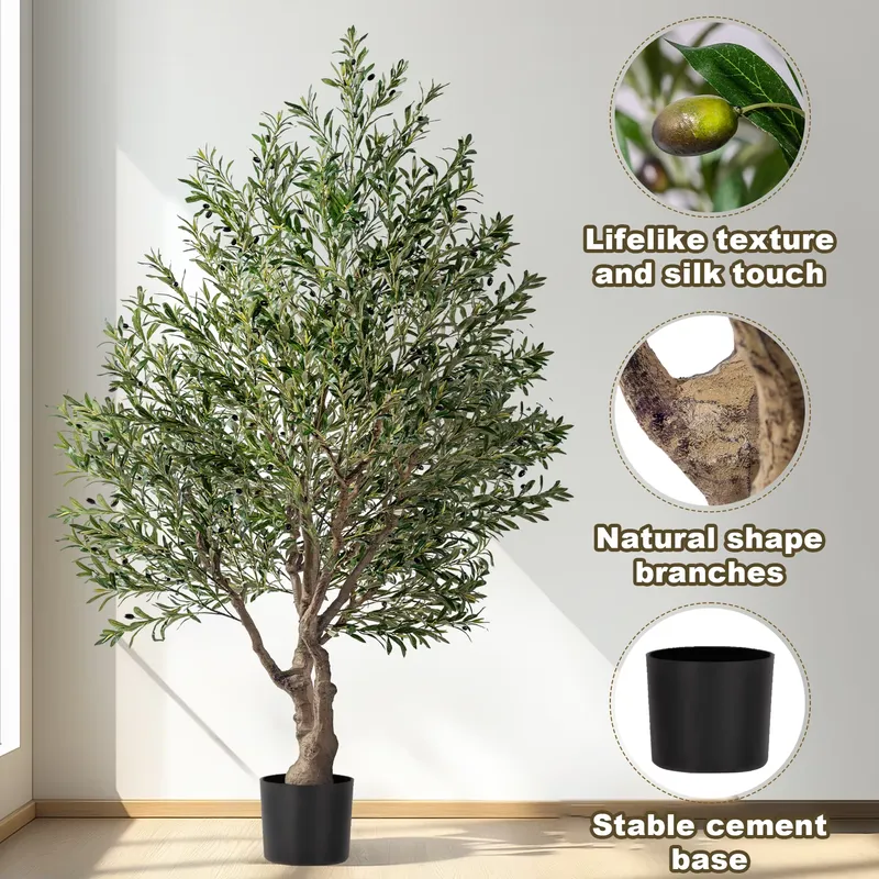 TikTok big artificial olive tr - Christmas Tree Artificial recension och pris