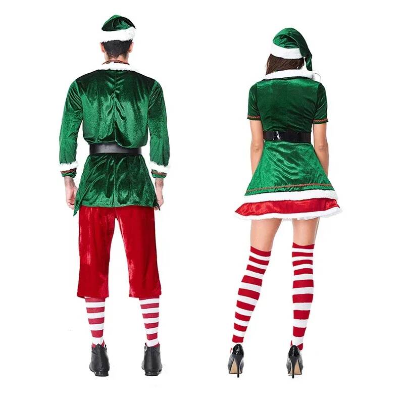 Santa Claus Cosplay Costume Ch - Elf Costume Christmas recension och pris