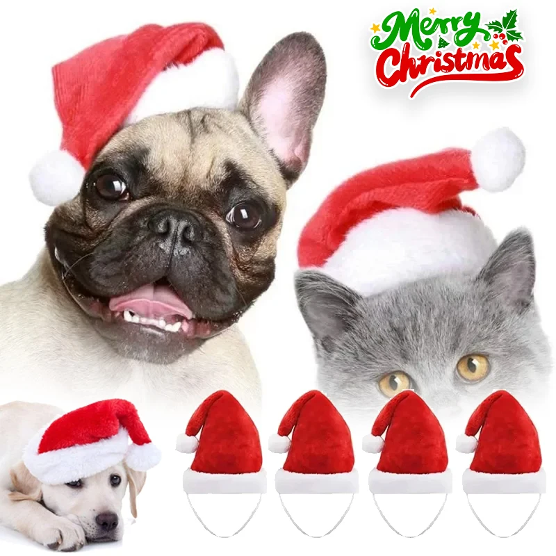 Christmas Pet Santa Hat Red Pl - Santa Hat Plush recension och pris