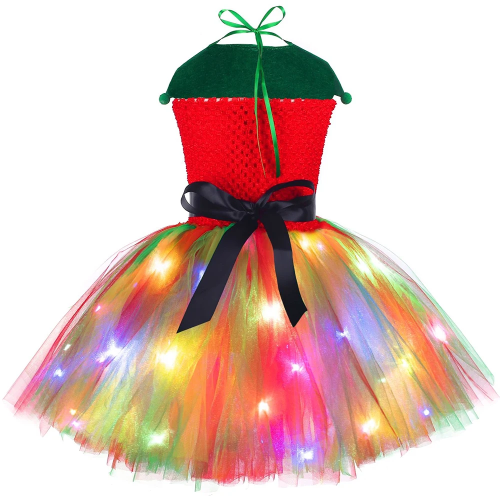 Christmas Tutu Dress Red Green - Elf Costume Christmas recension och pris