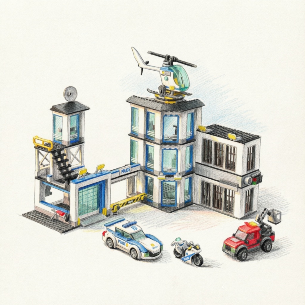 Special Police Station Militar - Lego Set Creator recension och pris