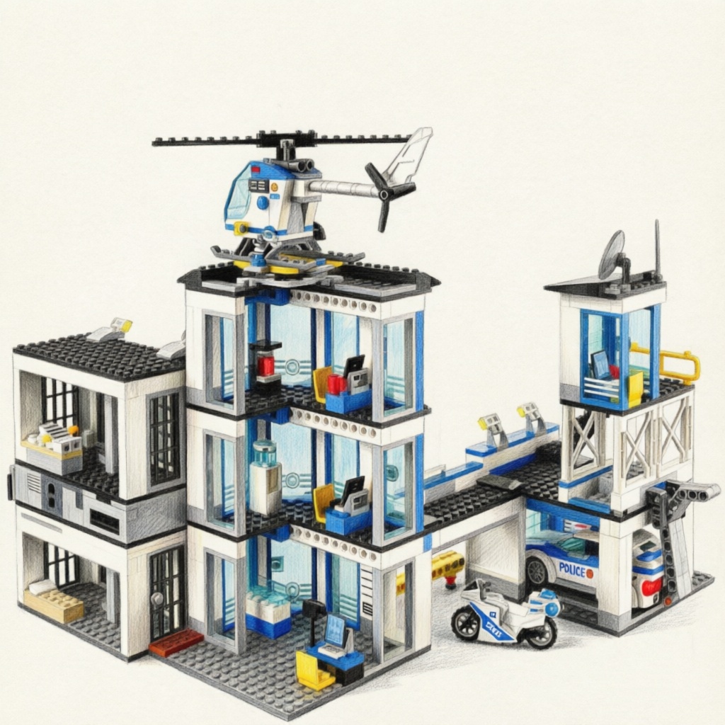Special Police Station Militar - Lego Set Creator recension och pris