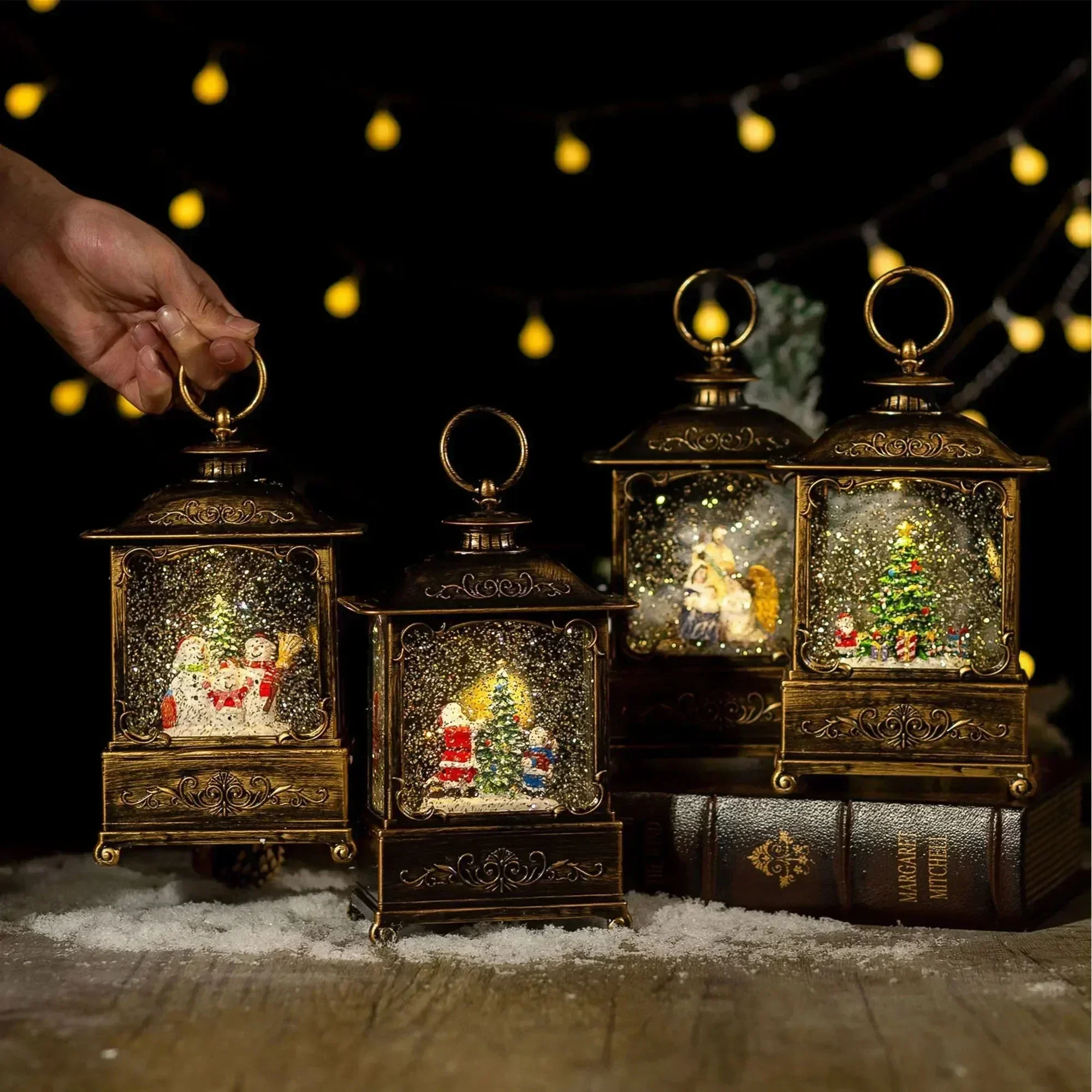 Christmas Snow Globe Lantern M - Snow Globe Musical recension och pris