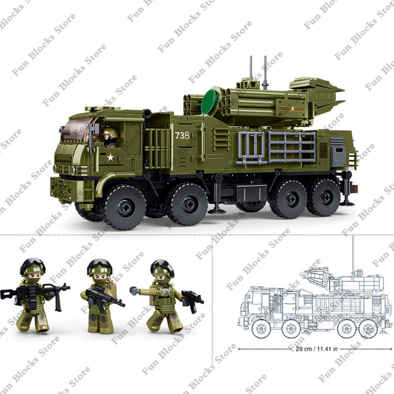 SLUBAN Military Antiaircraft M - Lego Set Creator recension och pris