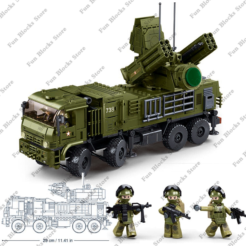 SLUBAN Military Antiaircraft M - Lego Set Creator recension och pris