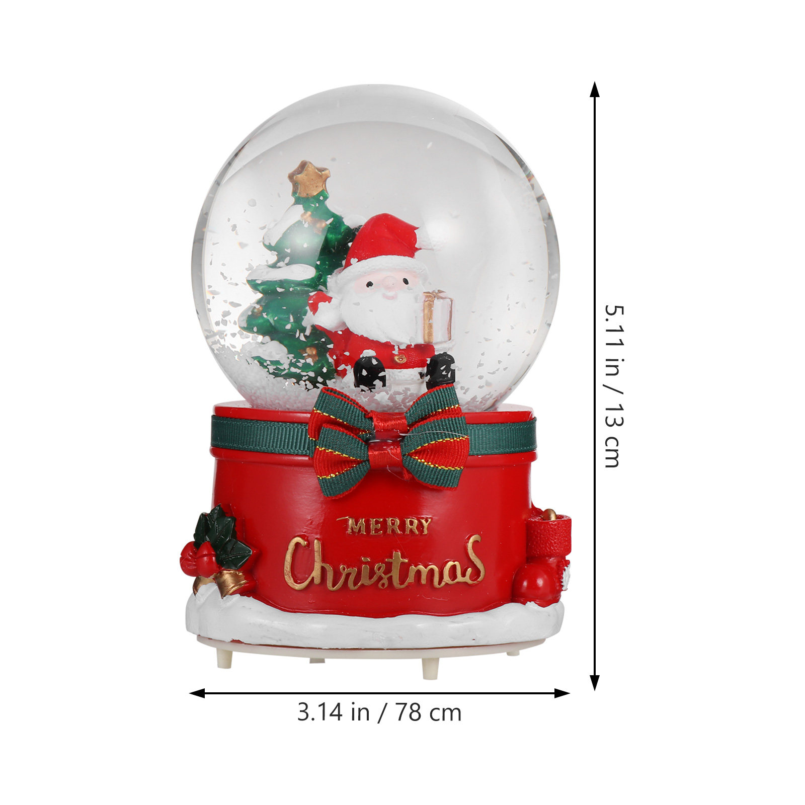 Christmas Santa Claus Crystal  - Snow Globe Musical recension och pris