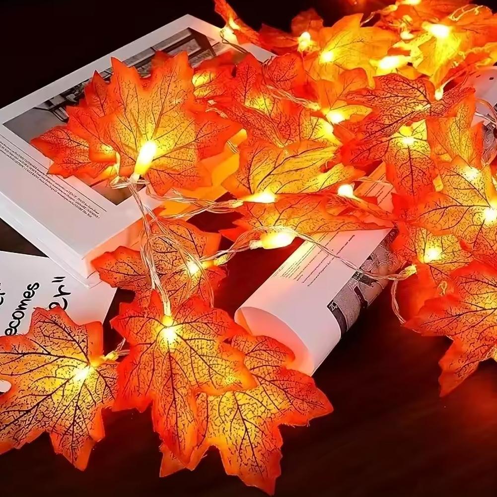 Maple Leaf Garland String Ligh - Led Fairy String Lights recension och pris