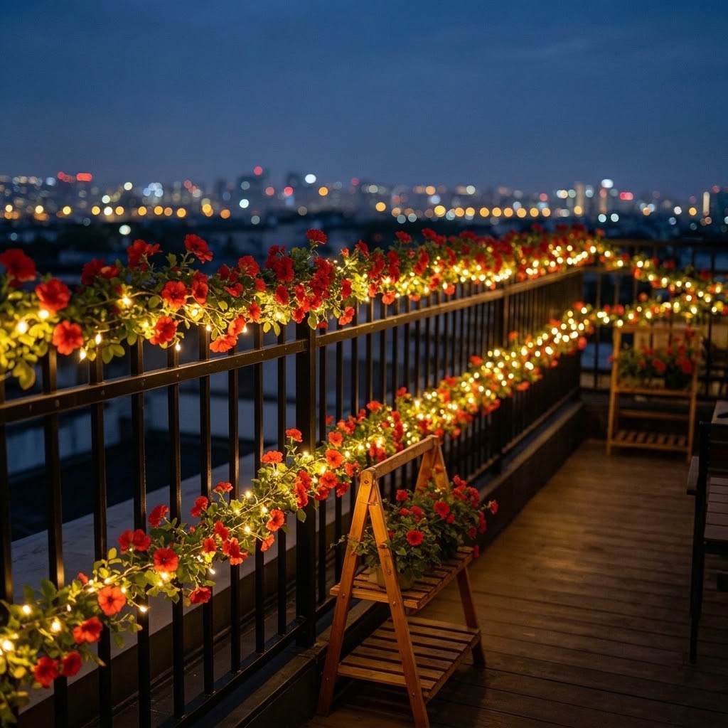 Solar Rose Vine String Lights  - Led Fairy String Lights recension och pris