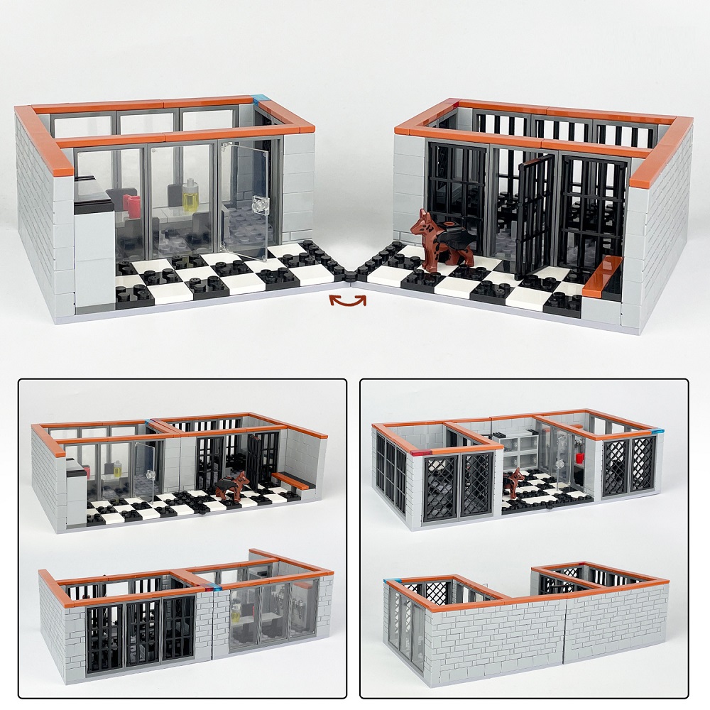 302PCS Prison City Police Stat - Lego Set Creator recension och pris