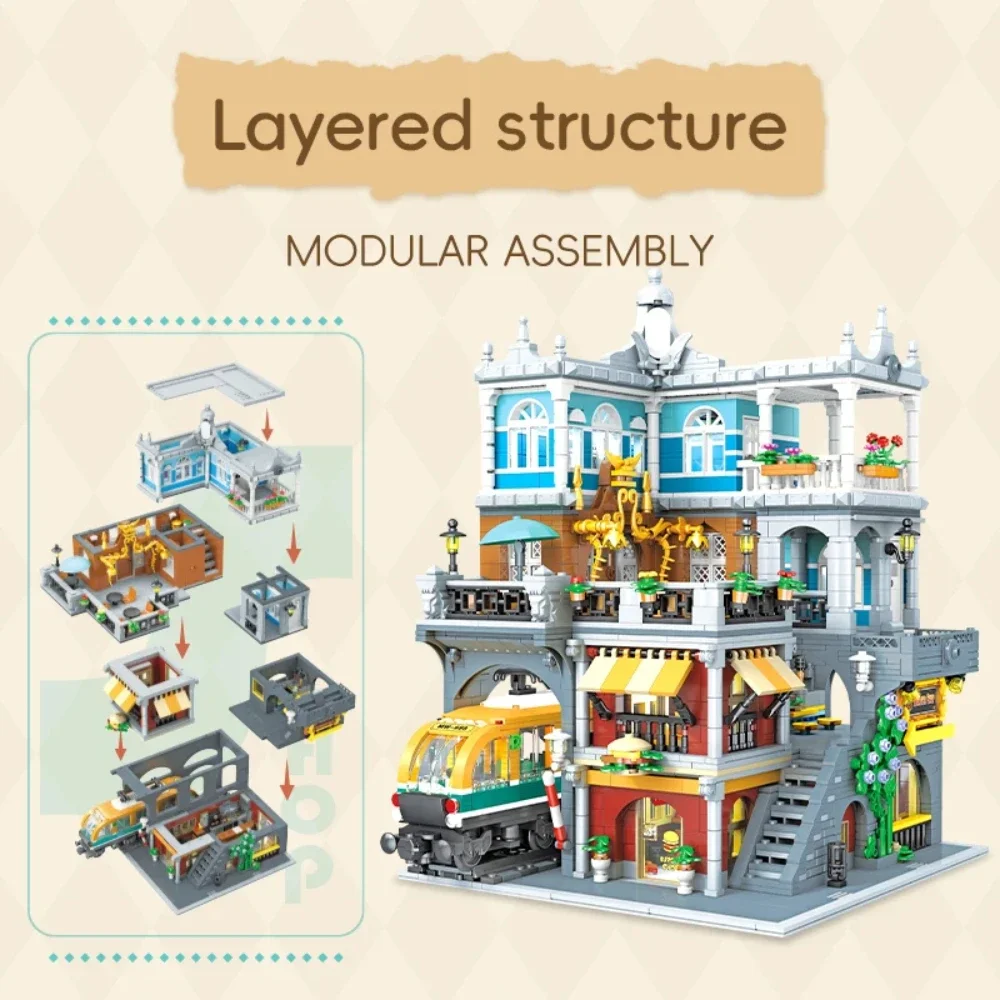 BurgerShop Building Blocks Set - Lego Set City recension och pris