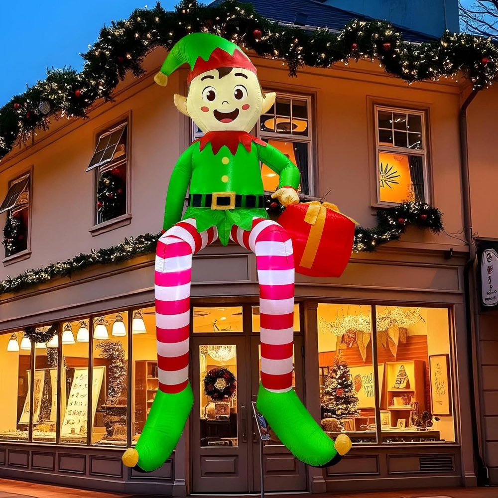 8FT Christmas Inflatables Sitt - Christmas Lights Outdoor recension och pris