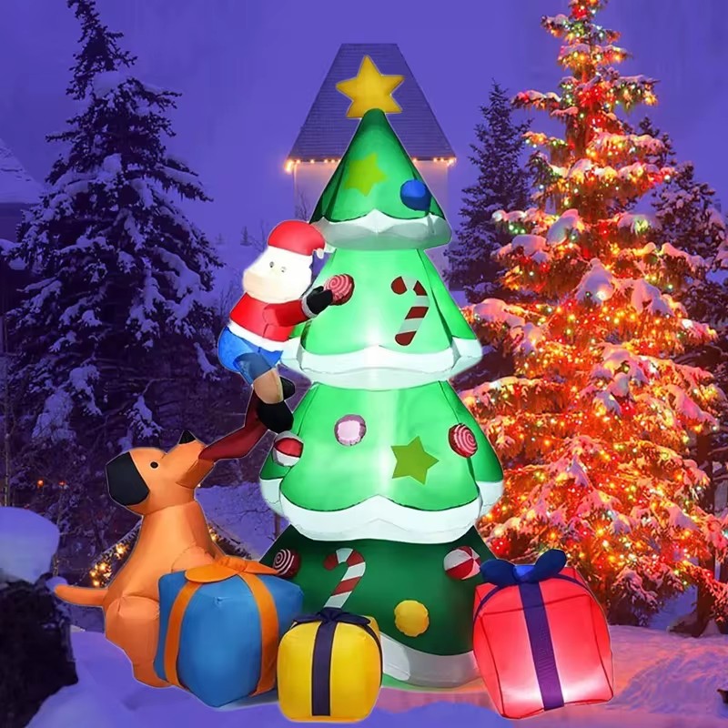 Christmas Tree Inflatable Mode - Christmas Lights Outdoor recension och pris