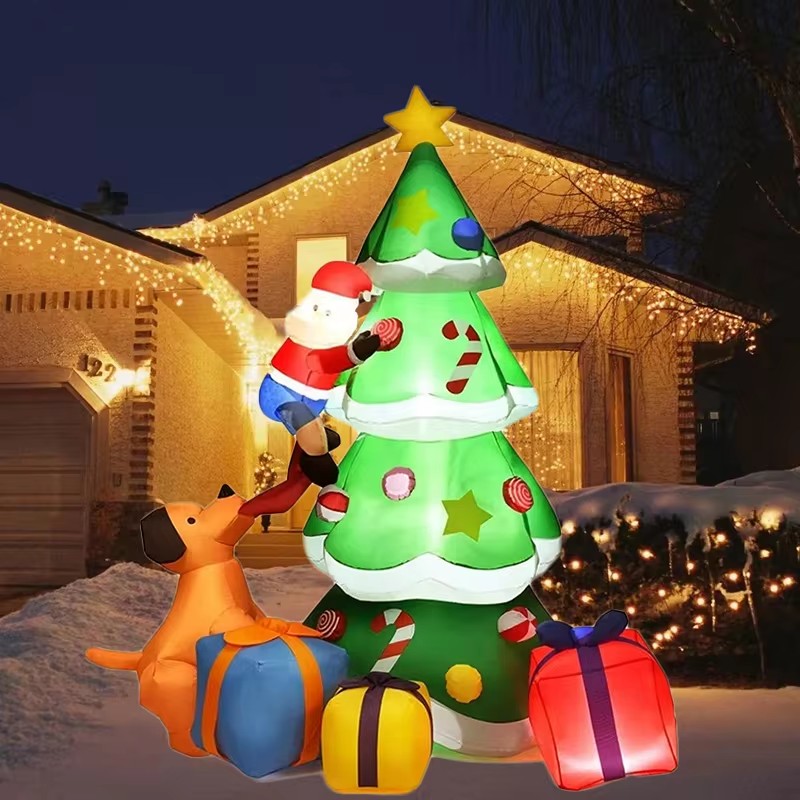 Christmas Tree Inflatable Mode - Christmas Lights Outdoor recension och pris