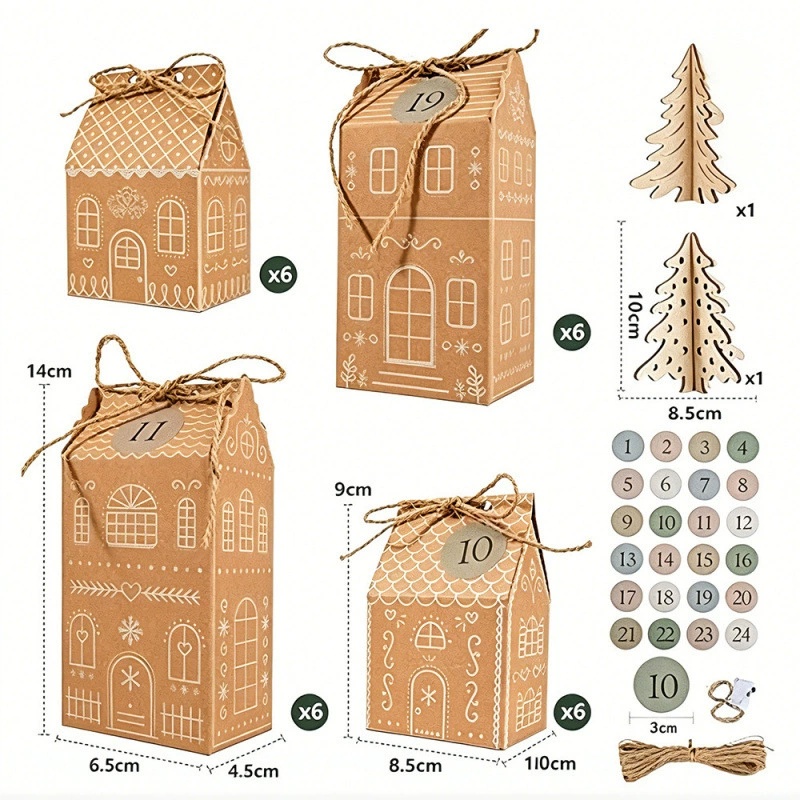 Christmas Gift Boxes Advent Ca - Advent Calendar Gift recension och pris