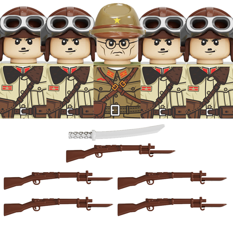 WW2 Military Infantry Japanese - Lego Set City recension och pris
