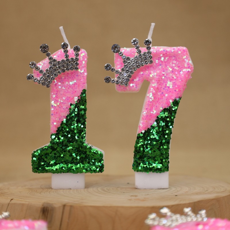 Sparkling Light Green Princess - Holiday Candle Set recension och pris