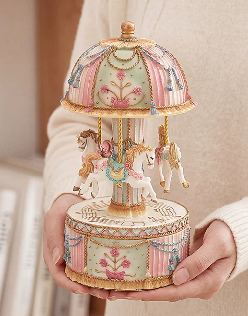 Carousel Music Box Snow Ball M - Snow Globe Musical recension och pris
