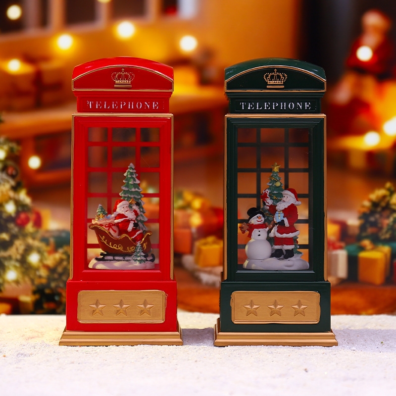 Christmas Phone Booth Night Li - Snow Globe Musical recension och pris