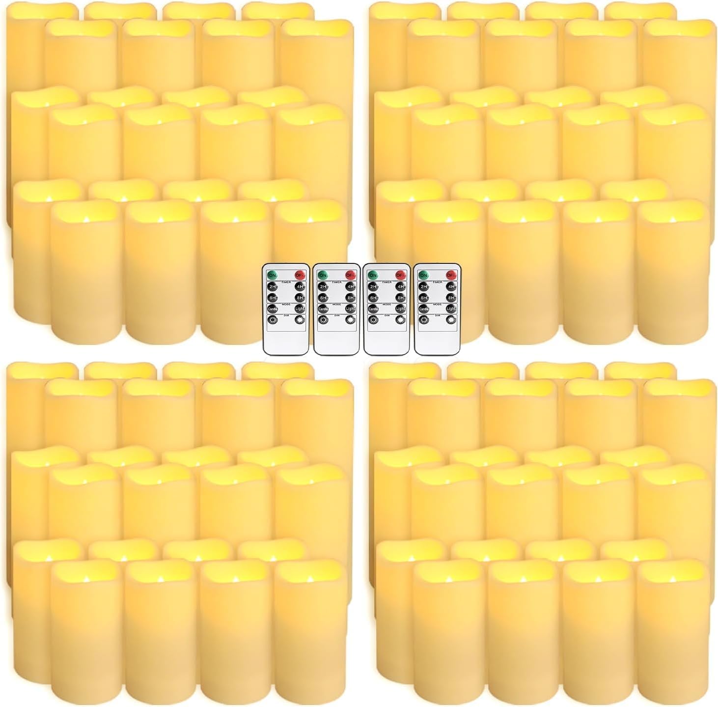 Set of 96 Waterproof Outdoor F - Holiday Candle Set recension och pris