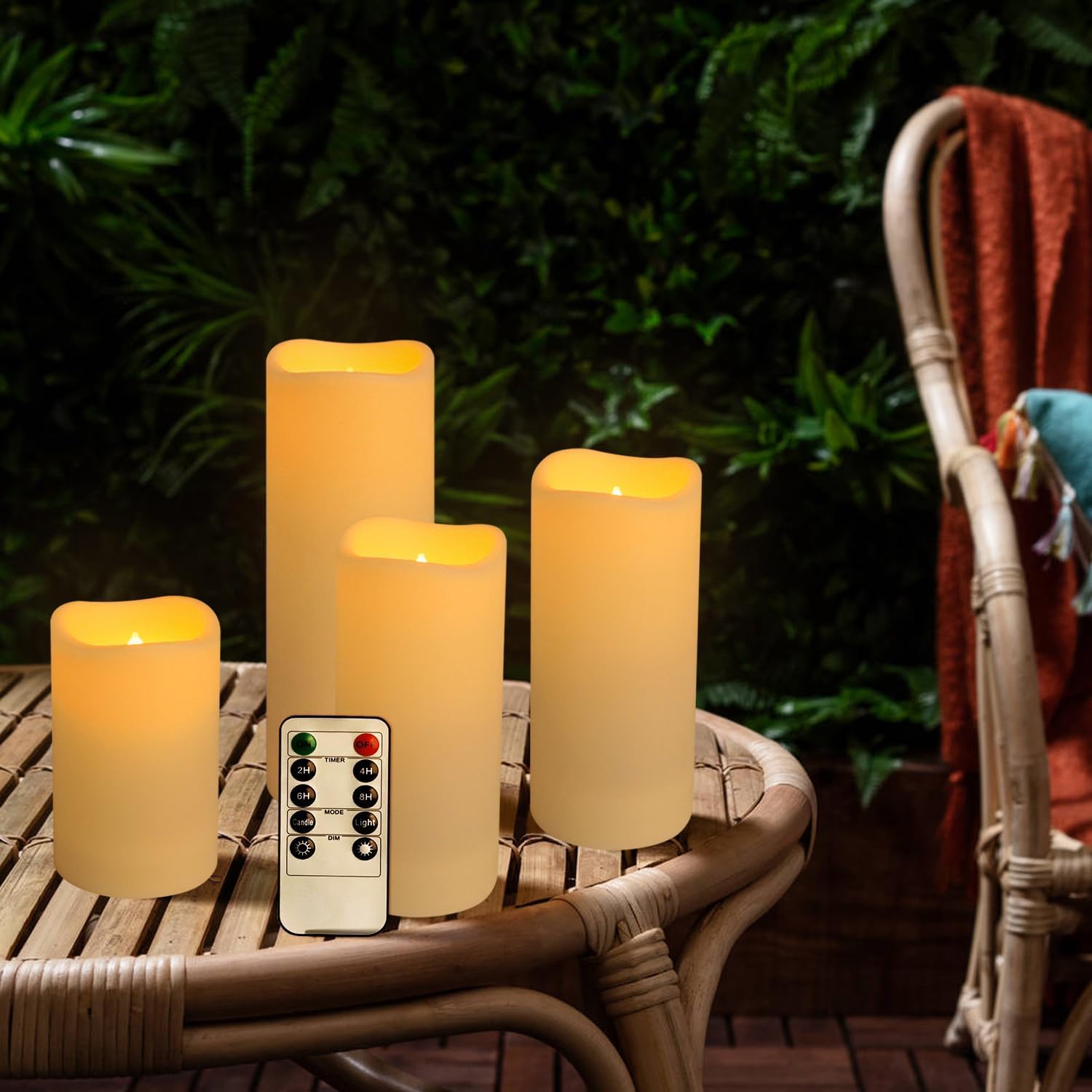 Set of 96 Waterproof Outdoor F - Holiday Candle Set recension och pris